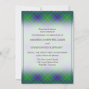 Carte Tartan Beauty Clan Oliphant Scottish Plaid