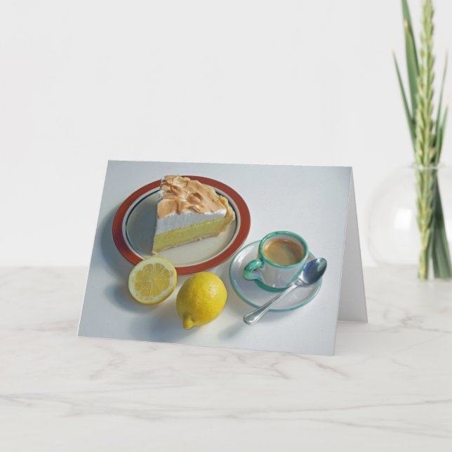 Carte Tarte au citron meringue (Devant)