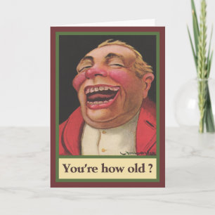 Carte T'as quel âge ? Anniversaire