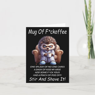 Carte Tasse de Foroffee une éclaboussure de soins une pi