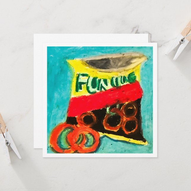 Carte Tasty Snack (Devant/Arrière en situation)