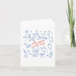Carte Tatie Tatie Oie Silly Fête des Mères Oie A
