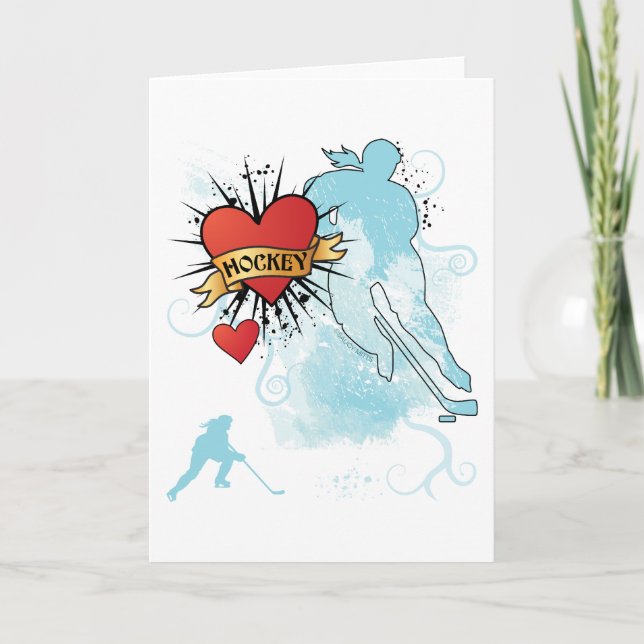 Carte Tatouage cardiaque pour dames (Devant)