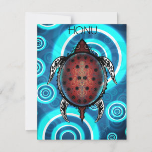 Carte Tatouage de Fantasy Turtle