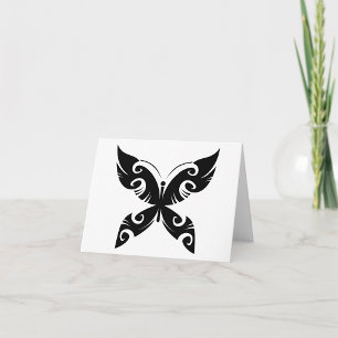 Carte Tatouage Tribal Papier Tatouage Gras Noir Style En