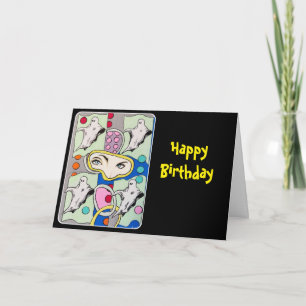 Carte "Tattletales in the Spirit Box" Peinture sur une