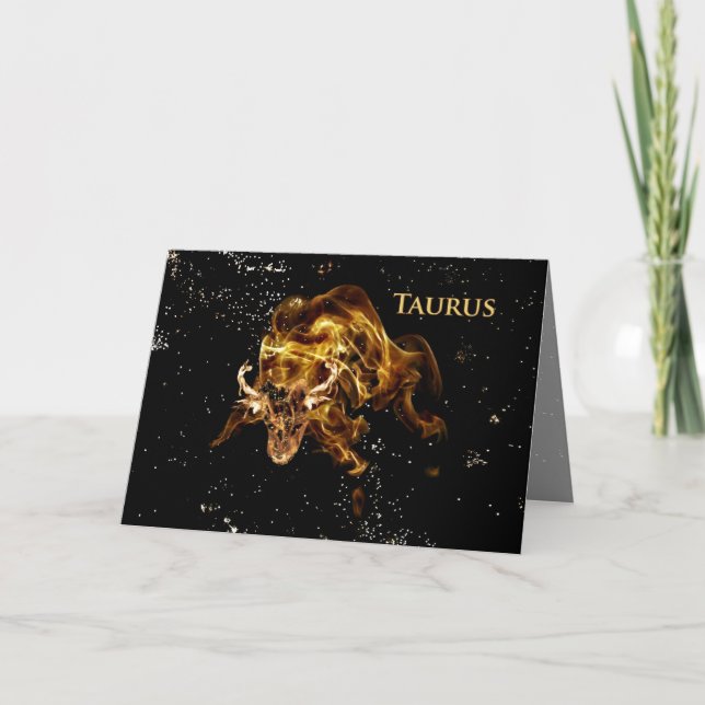 Carte Taureau - Taureau-Carte (Devant)