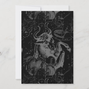 Carte Taurus Constellation Hevelius 1690 Décor