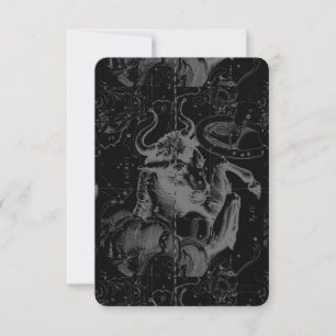 Carte Taurus Constellation Hevelius 1690 Décor