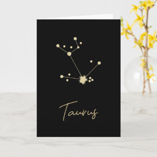 Carte Taurus Constellation Zodiac