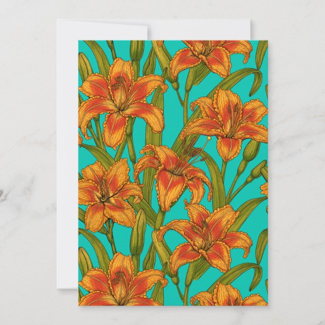 Carte Tawny fleurs quotidiennes (Devant)