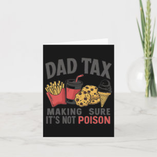 Carte Taxe Assurer qu'elle n'est pas Poison Drôle Fête d