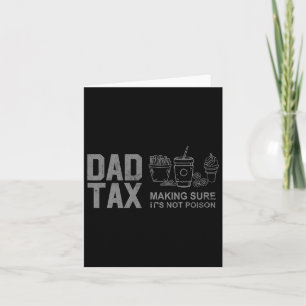 Carte Taxer s'assurer que ce n'est pas du poison Fête de