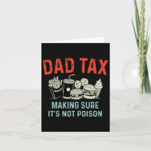 Carte Taxer s'assurer que ce n'est pas du poison Fête de