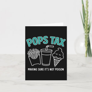 Carte Taxes s'assurer que ce n'est pas du poison Drôle P
