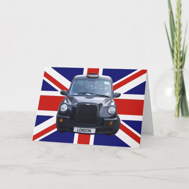 Carte Taxi noir de Londres (Devant)