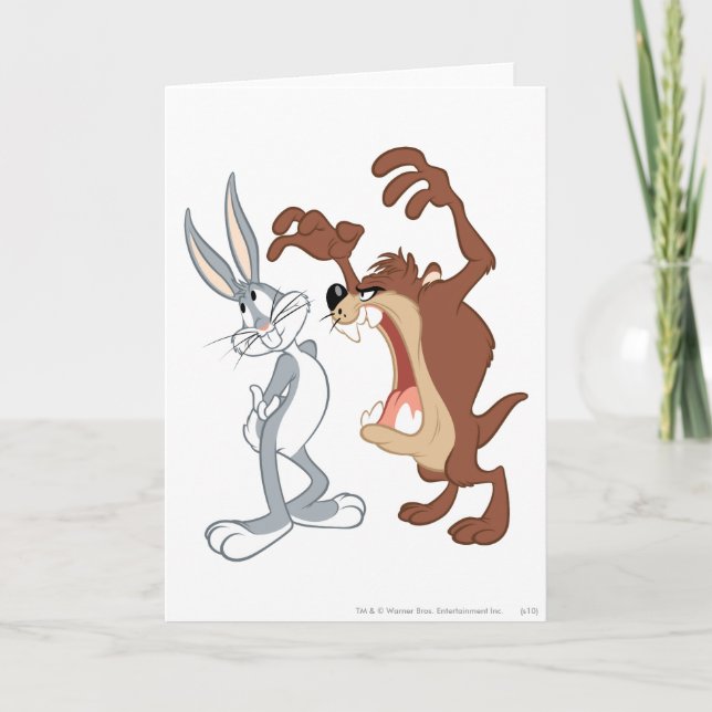 Carte TAZ™ et BUGS BUNNY™ ne sont même pas à la pointe - (Devant)