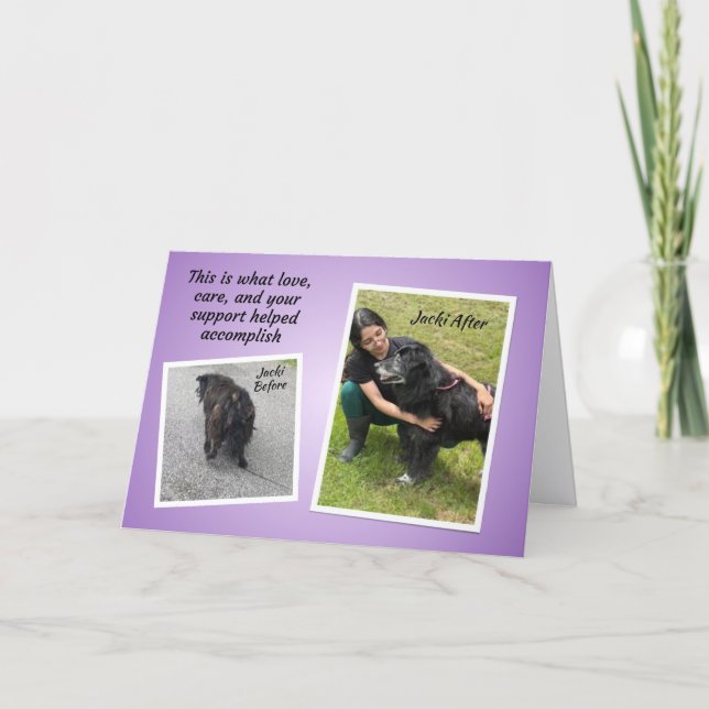 Carte TCHS Jacki Thank You (Devant)