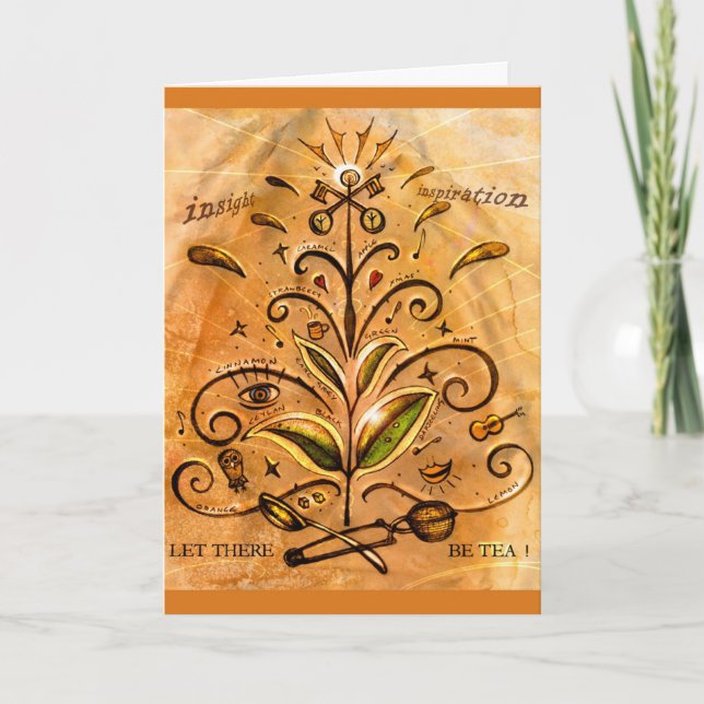 Carte Tea Greetings ! (Devant)