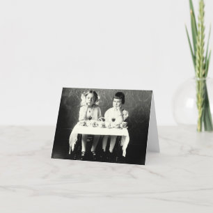 Carte Tea Party 1900
