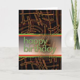 Carte Techie Birthday Card