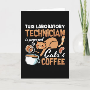 Carte Technicien de laboratoire Cats Coffee Science Lab 