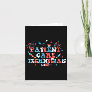 Carte Technicien de soins aux patients de feux d'artific