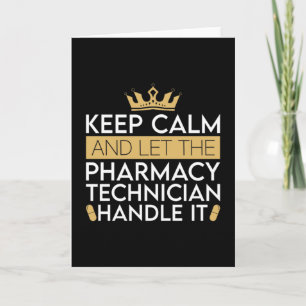 Carte Technicien En Pharmacie Garder Le Calme Et Laisser
