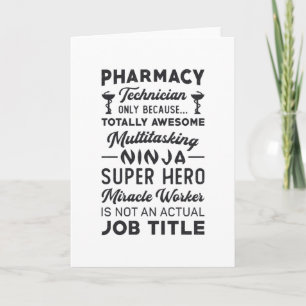 Carte Technicien en pharmacie Tech Hero Médecine Pharmac