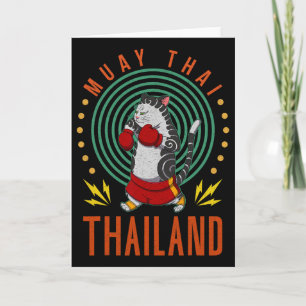 Carte Technique de combat de Muay Thai Thaïlande Poing A