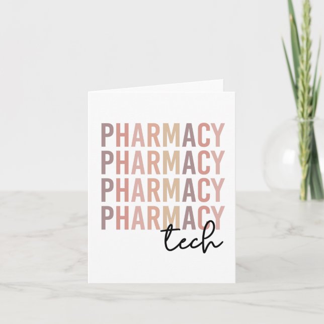 Carte Technologie pharmaceutique | Technicien en pharmac (Devant)