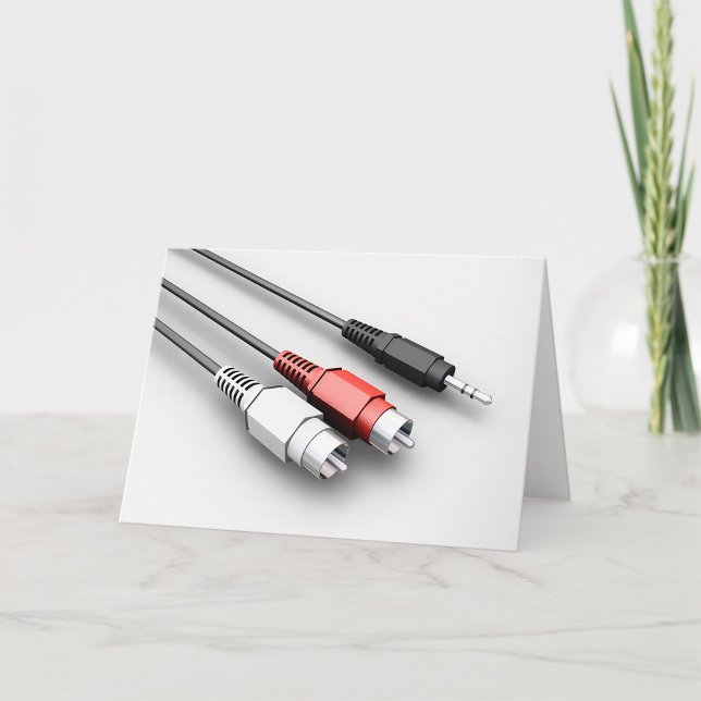 Carte Technologie Vintage des câbles audio (Créateur téléchargé)