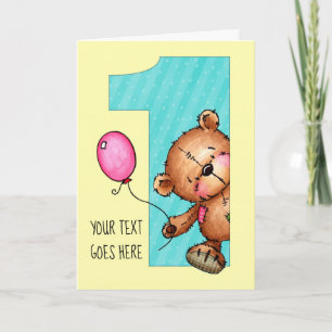 Carte Teddy Bear est en train d'en tourner un !  Joyeux 