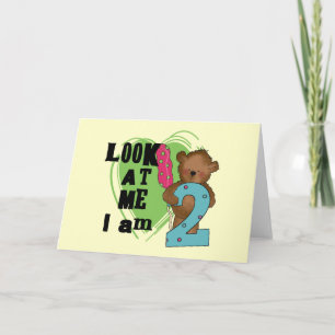 Carte Teddy Bear I'm 2 Anniversaire T-shirts et cadeaux