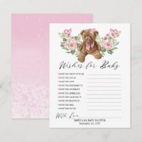 Teddy Bear Rose Floral Wives for Baby Game