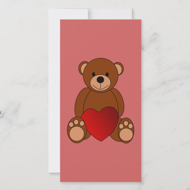 Carte Teddy Love (Devant)