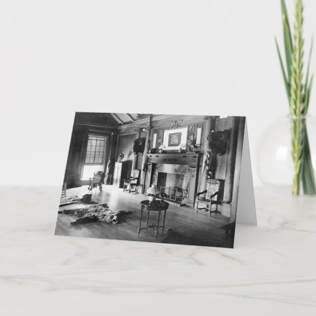 Carte Teddy Roosevelt's Hunting Room, 1905 (Devant)