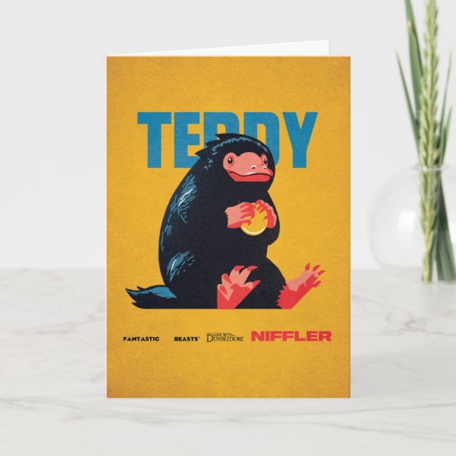 Carte Teddy Vintage Graphic (Devant)