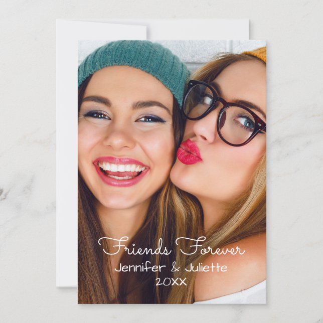 Carte Télécharger votre photo | personnalisez avec des n (Devant)