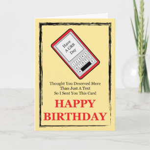 Carte Téléphone cellulaire Joyeux anniversaire