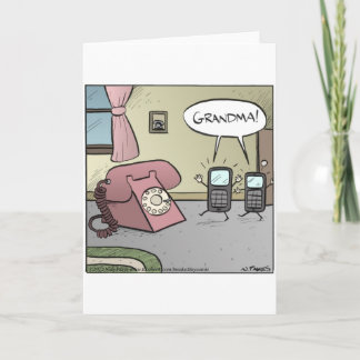 Carte Téléphone de grand-mère