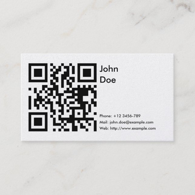 Carte (téléphone, email, Web) (Devant)