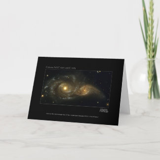 Carte Télescope Hubble presque en collision avec les gal