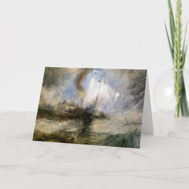 Carte Tempête de neige | JMW Turner | (Devant)