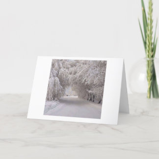 Carte Tempête d'hiver de lac pine
