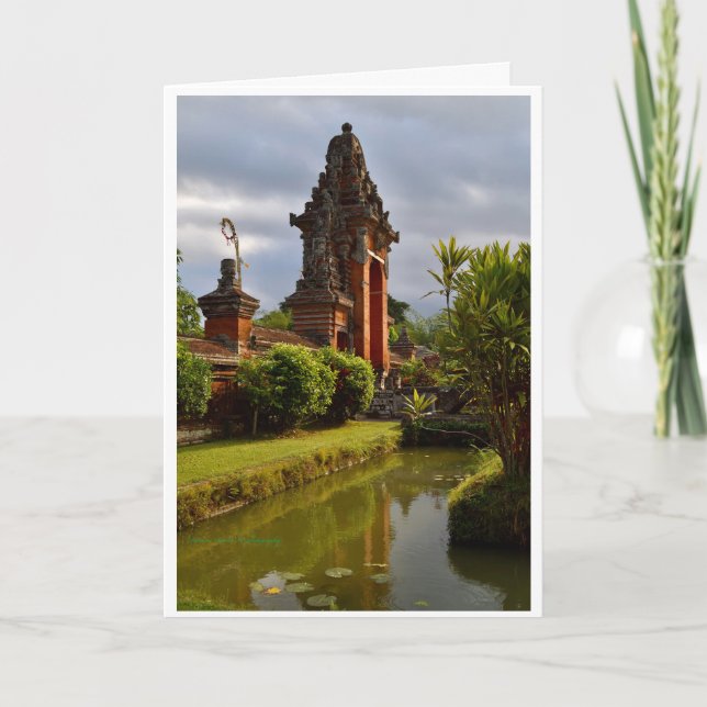 Carte Temple antique de Bali (Devant)