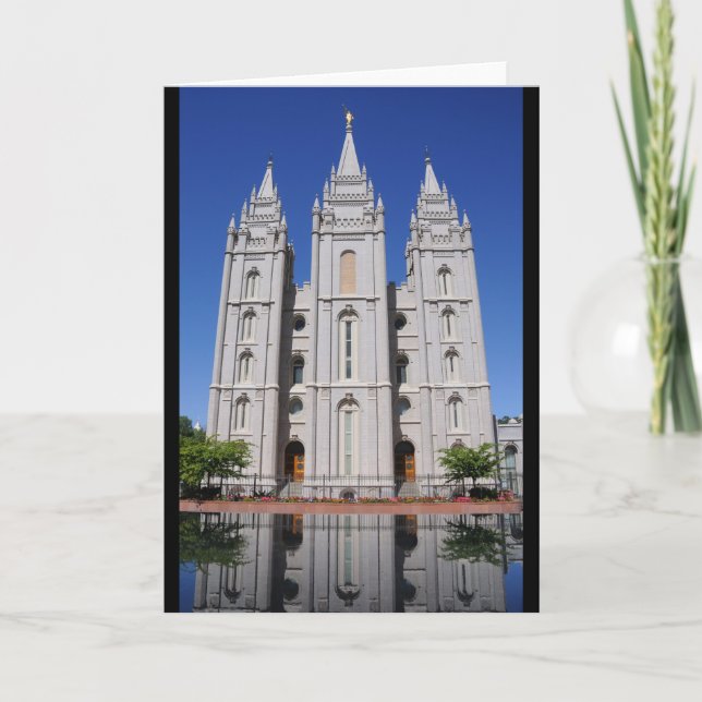 Carte Temple (LDS) mormon à Salt Lake City, Utah (Devant)