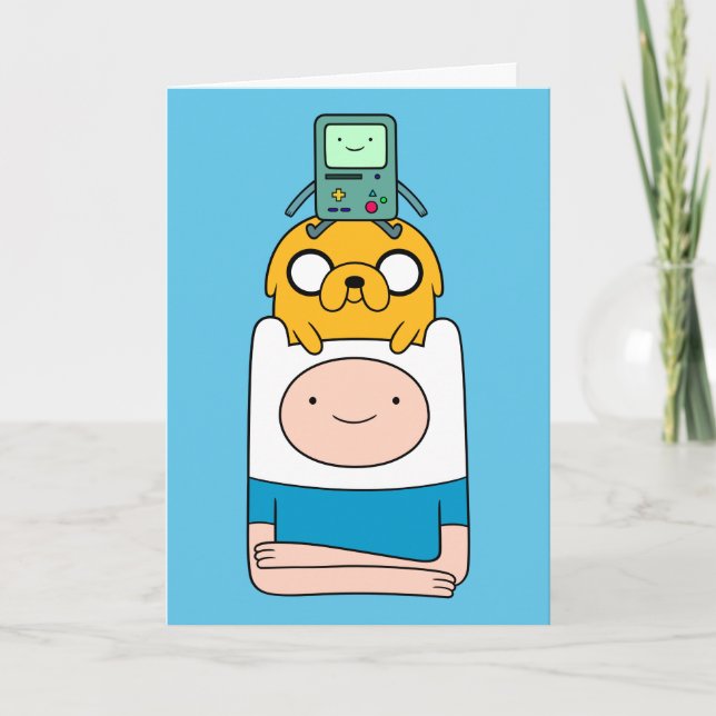 Carte Temps d'aventure | BMO, Jake & Finn (Devant)
