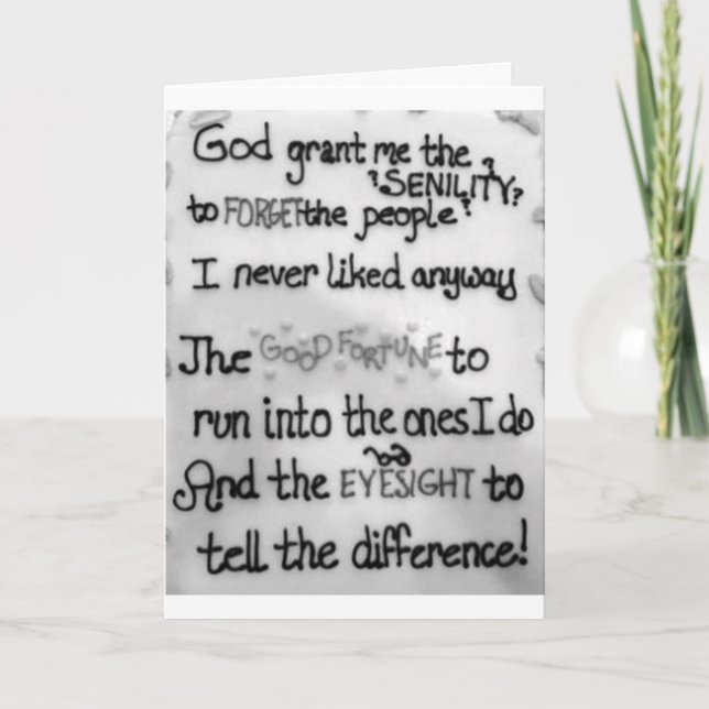 CARTE **TEMPS DE FAIRE CE QUE VOUS VOULEZ** ***RETRAITE* (Devant)