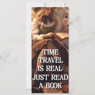 Carte Temps de voyage : Lire Un Signet De Livre
